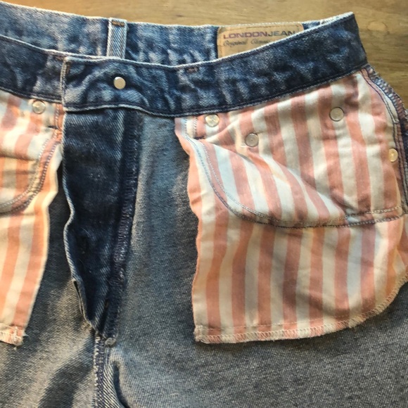 LONDON JEAN High Waisted Jean Shorts - Picture 8 of 8